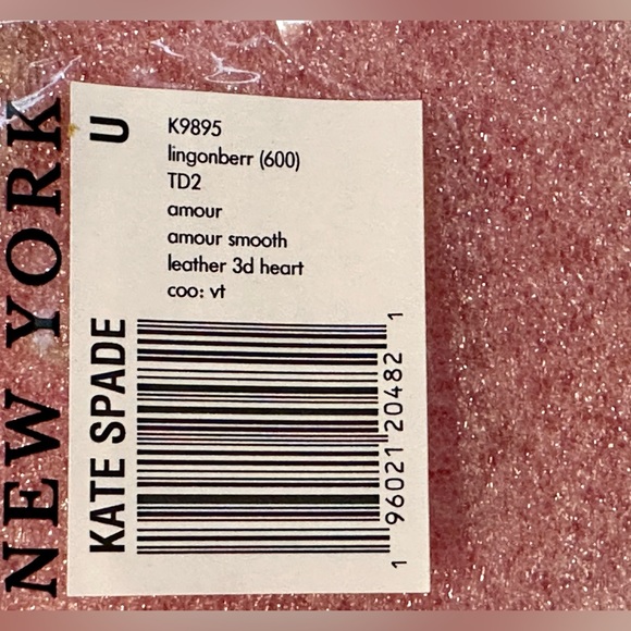 FACTORY SEALED! Kate Spade ♠️ Amour 3d Heart ♥️ Crossbody-Lingonberry - Picture 8 of 8